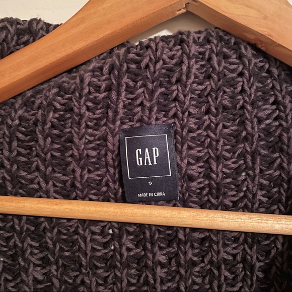 NWOT GAP Chunky Knit Zipper Jacket Small - Picture 6 of 8